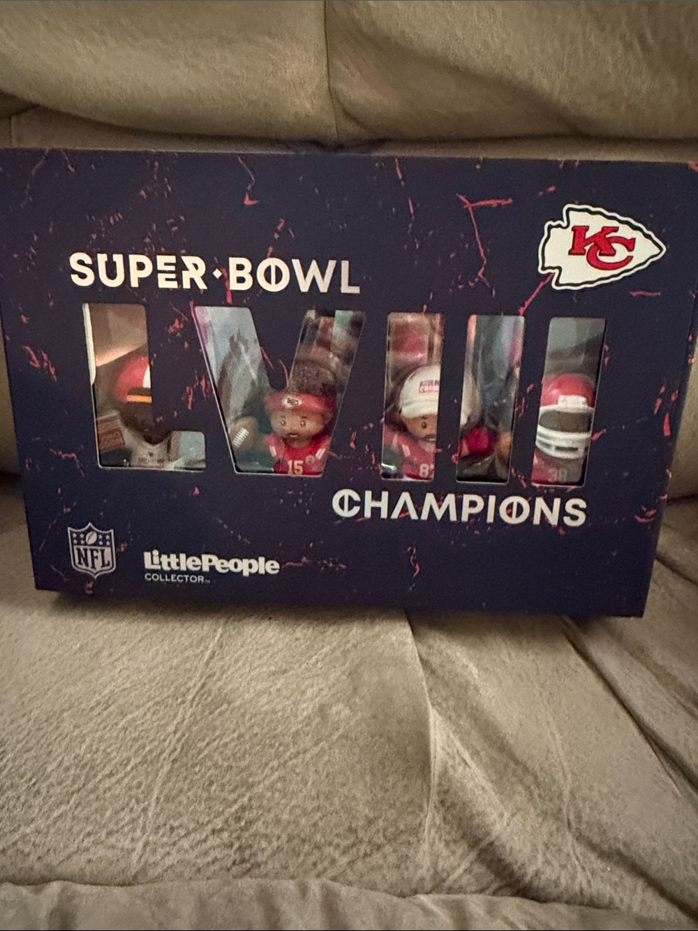 Little People NFL Kansas City Chiefs Super Bowl LIV Champions Playset - Red